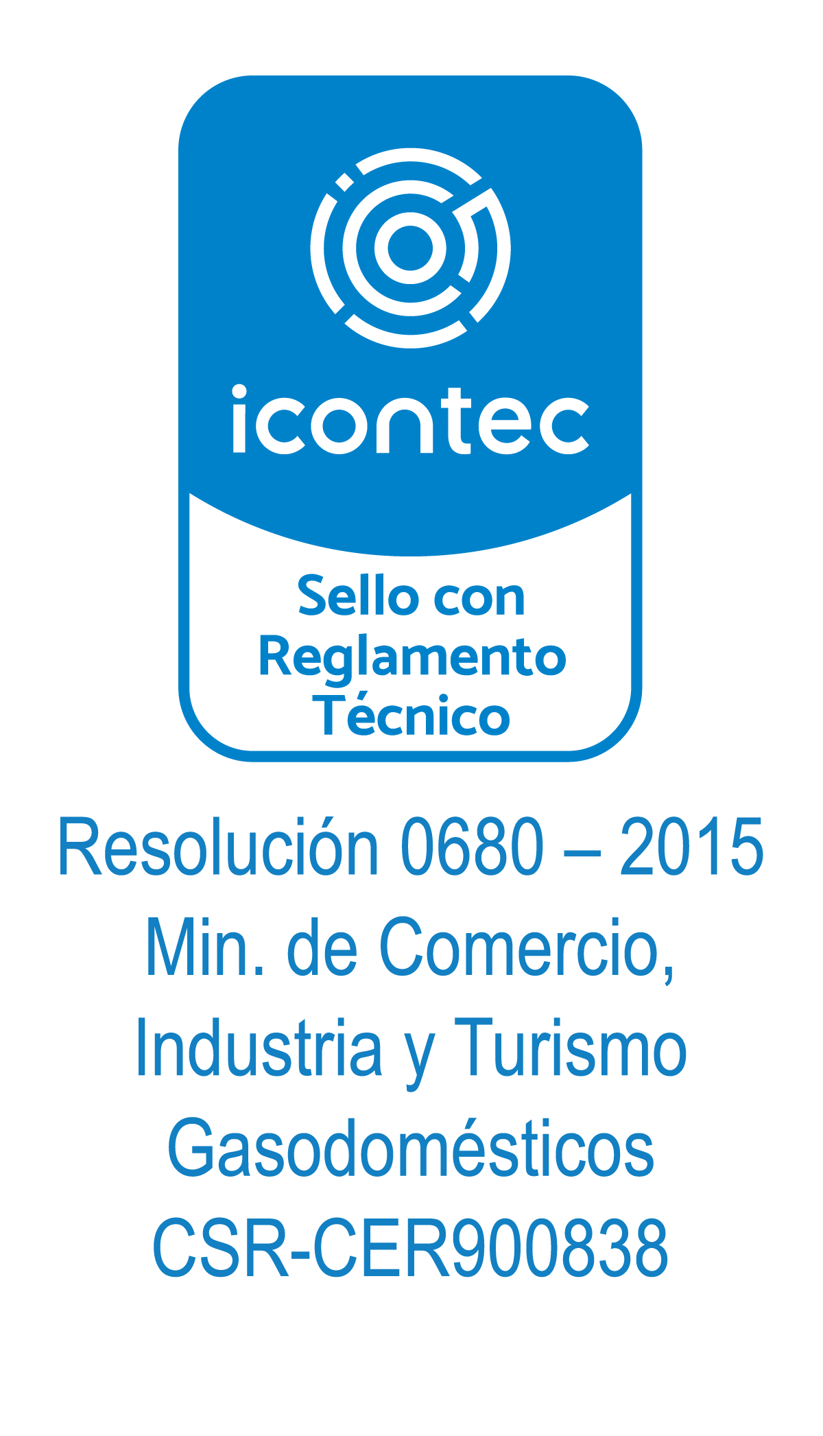 Icontec CSR -CER900838