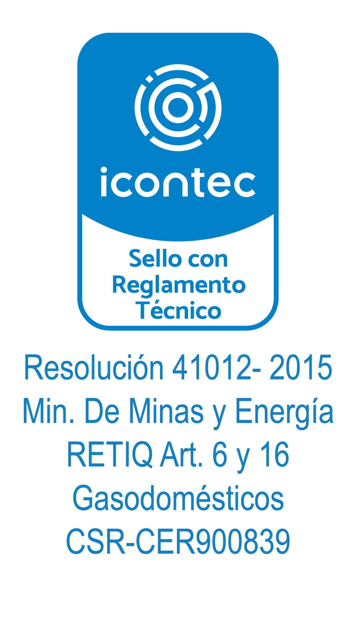 Icontec CSR -CER900839