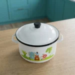 1902 - Olla Infantil para Teteros de 24cm con tapa en Peltre