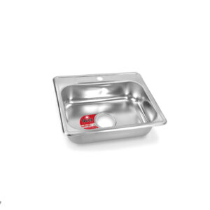 Lavaplatos de Empotrar Monocontrol en Acero Inoxidable 50x40 cm