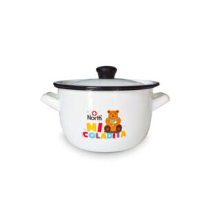 Olla Infantil Mi Coladita en Peltre 18 cm con Tapa