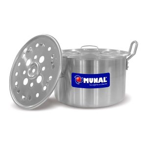 Vaporera de Aluminio 34 cm