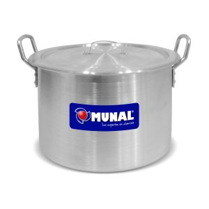 Caldero Munal Recortado 30 cm con Tapa