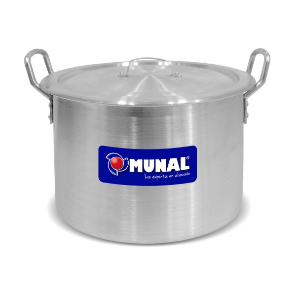 Caldero Munal Recortado 30 cm con Tapa