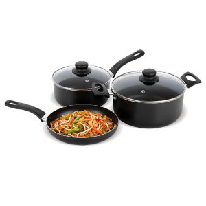 Batería de Cocina Antiadherente de 5 Piezas