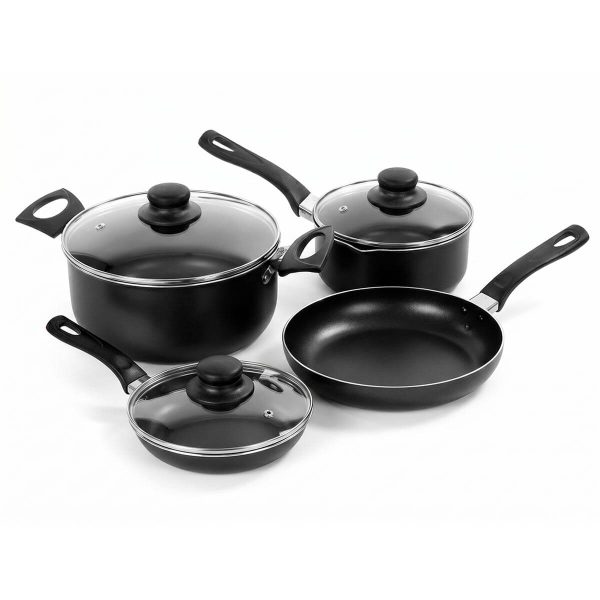 Batería de Cocina Antiadherente de 7 Piezas
