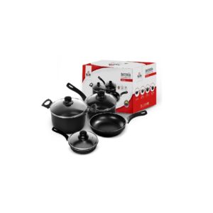 Batería de Cocina Antiadherente de 7 Piezas
