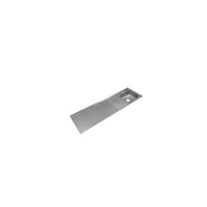 Mesón Liso con Escurridor Izquierdo y Monocontrol 180x50 (Acero 430)