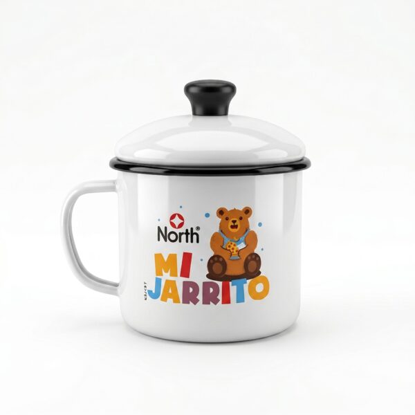 Jarro Infantil para Jugo de 14 cm con Tapa en Peltre