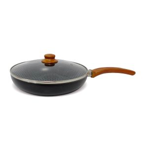 Sartén Antiadherente Emotion 26 cm con Tapa de Vidrio