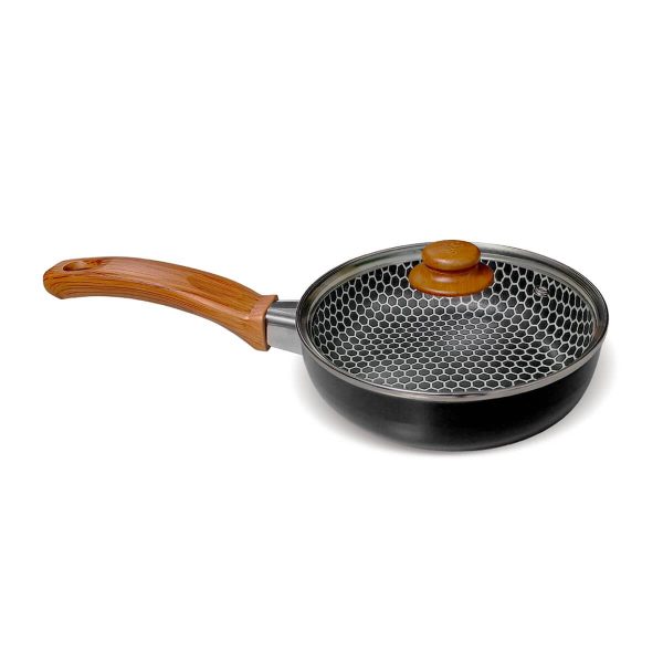 Cacerola Antiadherente Emotion 16 cm con Tapa de Vidrio
