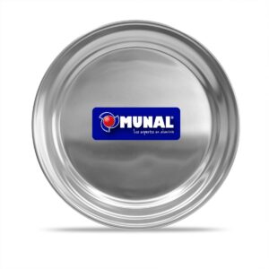 Charol Munal Azafate 30 cm en Aluminio Natural